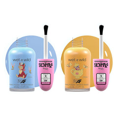 Wet n Wild Alice nel Paese delle Meraviglie "In a World of My Own" Set di 2 smalti per unghie con formula ad asciugatura rapida e lunga tenuta, finitura lucida, dura fino a 5 giorni