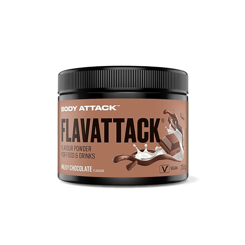 Body Attack Flavattack®, Double Choc Brownie, 250G / 83 porzioni Gusti Naty Shop 250 grammi Cioccolato al latte