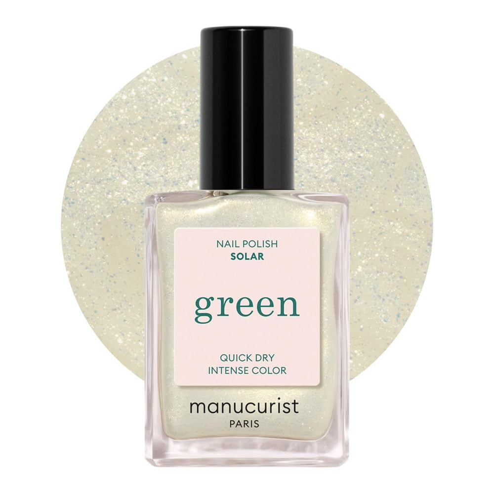 Manucurist Green - Oja Rosy Beige Shell Beige - Oja cu Uscare Rapidă - DIY Nails - Vegană 12-Free - Pe Bază de Plante - Oja - Fabricată în Franța