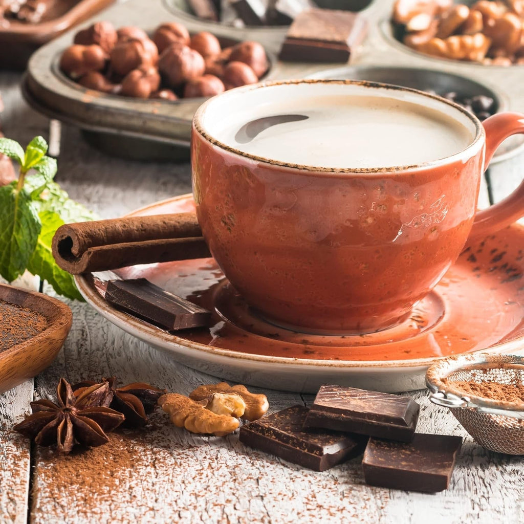 Cafea Der-Franz, amestec de Arabica și Robusta, prăjită, boabe întregi aromate cu alune naturale UTZ Cafea Naty Shop