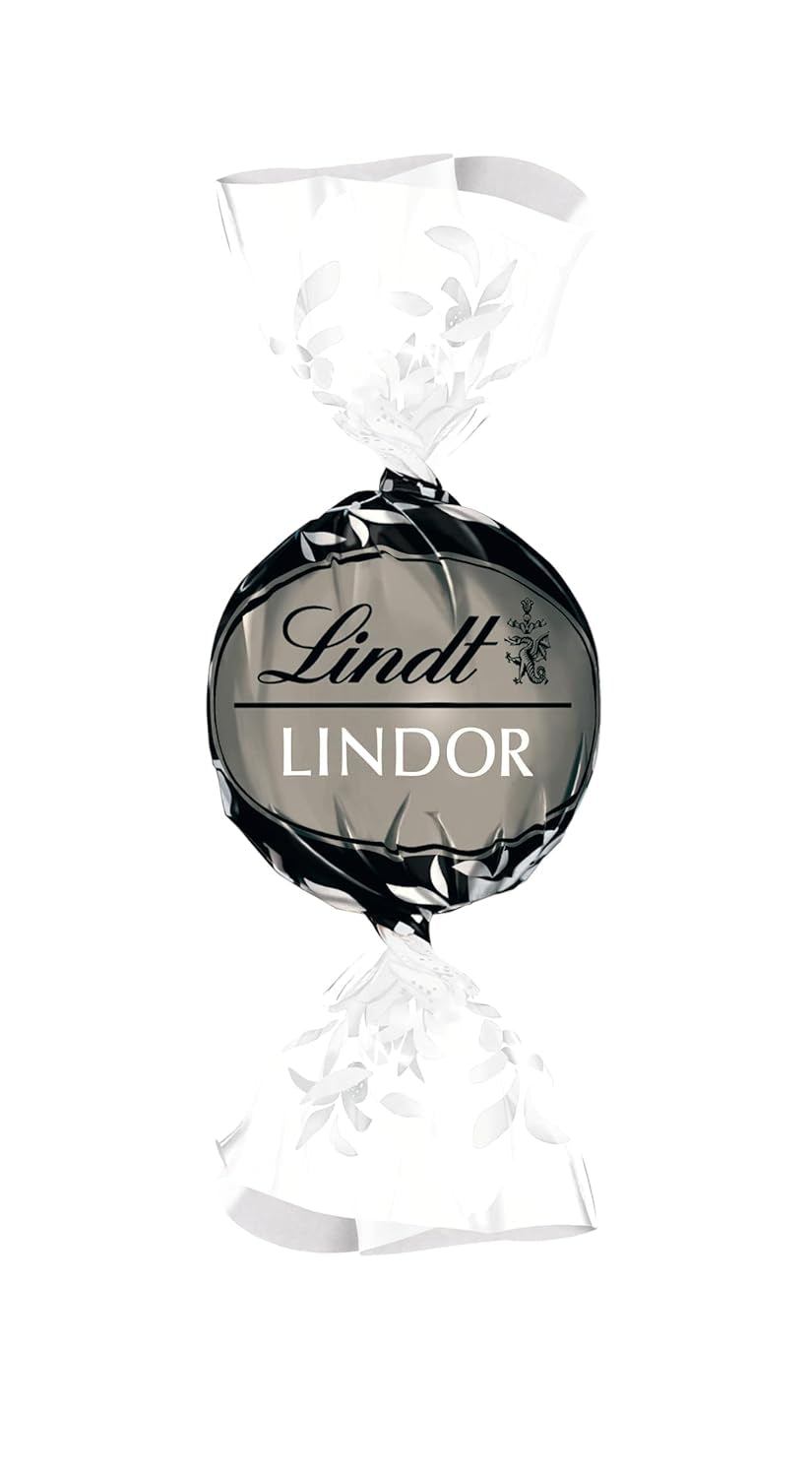 Lindt Lindor, sfere de ciocolata cu diverse umpluturi, colet 3 Kg, aproximativ 240 bucati Bomboane de Ciocolata Naty Shop Ciocolata neagra 60%