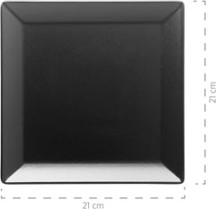 MÄSER Manhattan City, servizio da tavola in porcellana Per 6 persone, nero Set di stoviglie Naty Shop