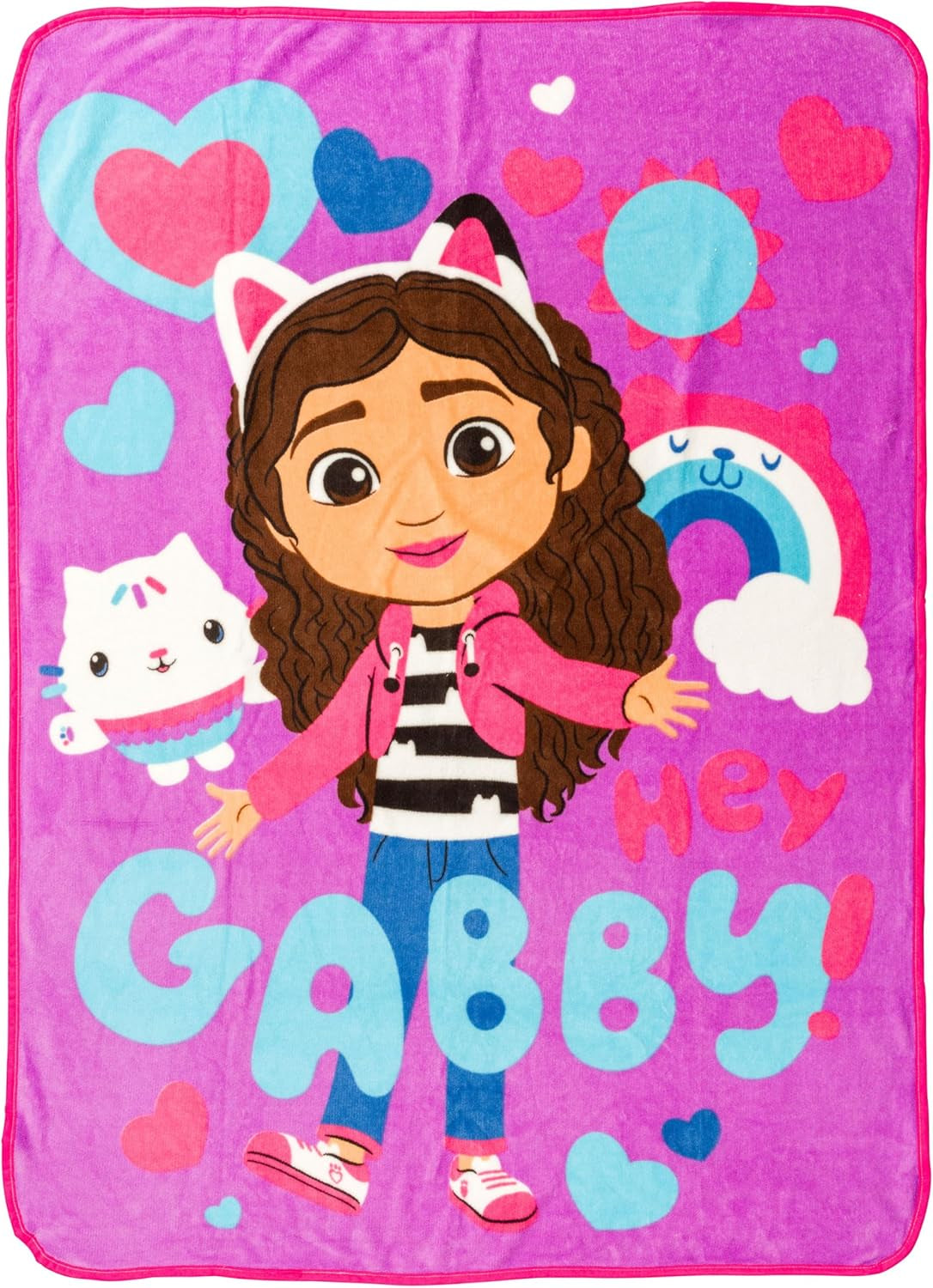 Coperta sospesa Silver Buffalo Garfield, in pile, 114,3 x 152,4 cm Letti e coperte Casa delle bambole Silver Buffalo Gabby