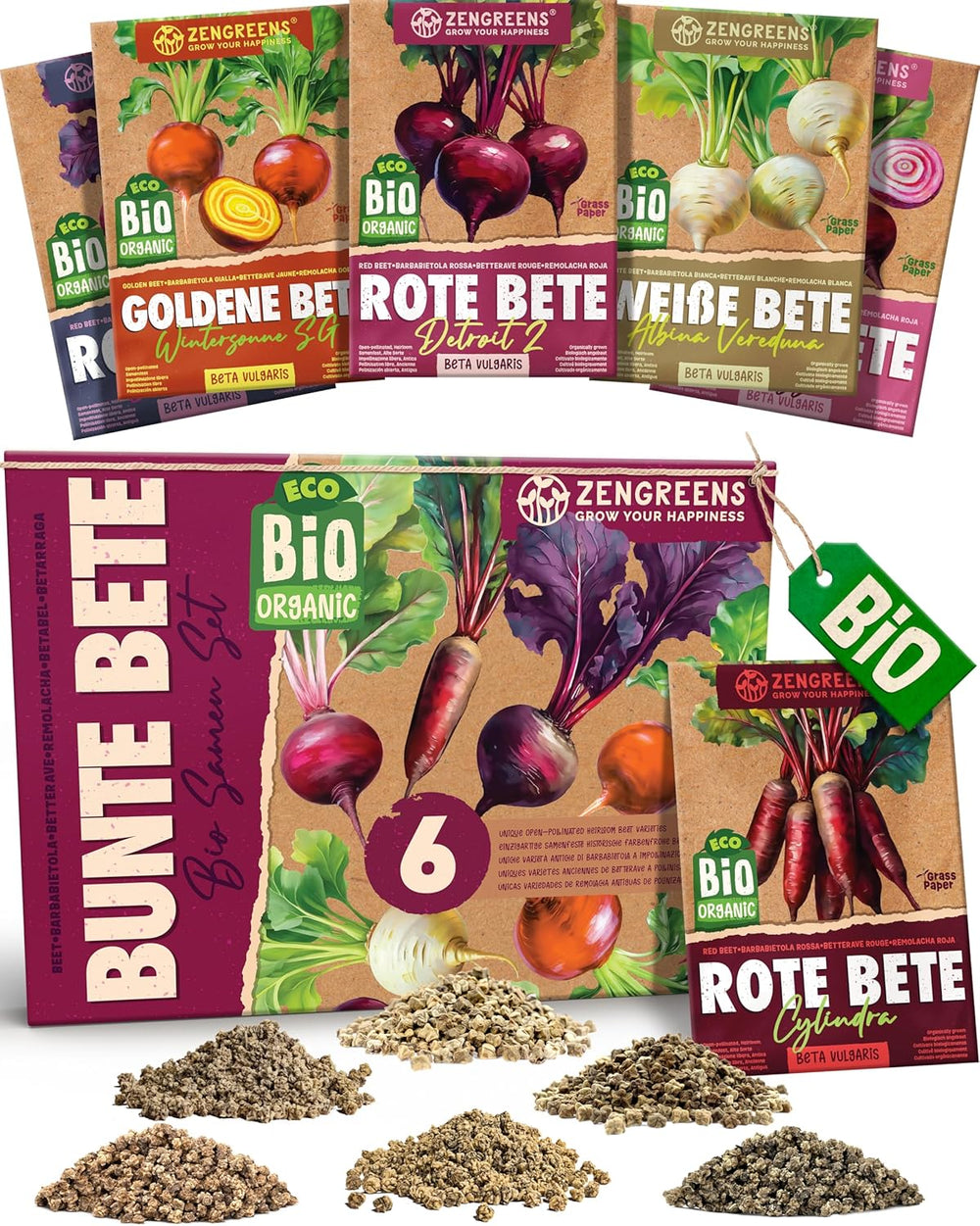 Semi di pomodoro biologico in set da 10 - 10 semi di pomodoro per una facile coltivazione in giardino, balcone o aiuola rialzata - Semi di piante - Piantine