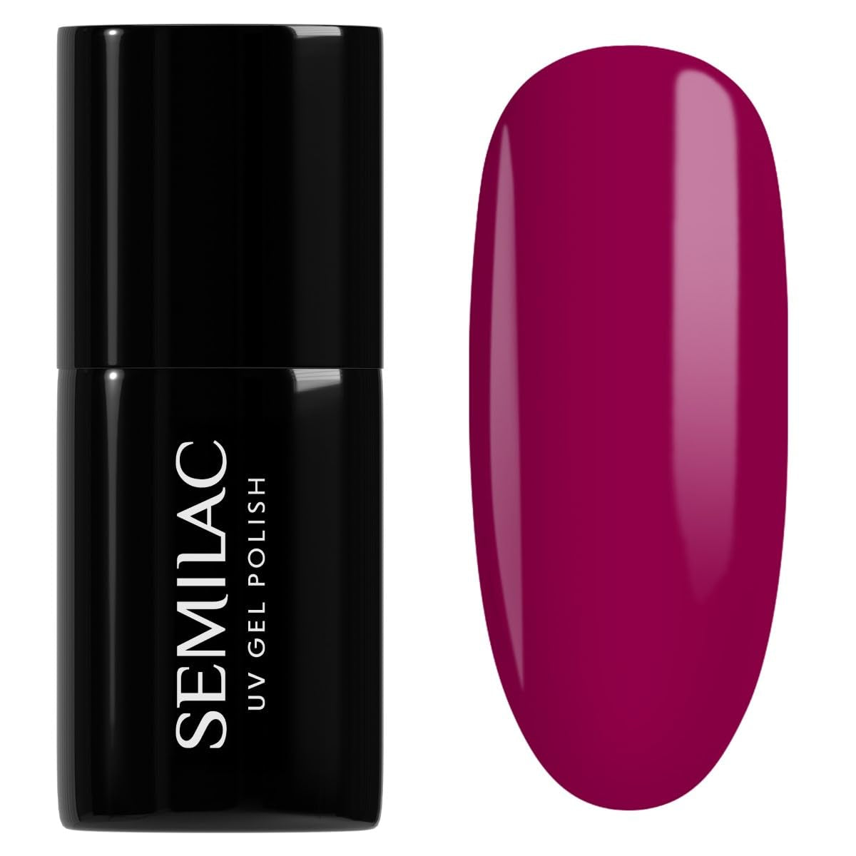 Smalto UV Semilac Hybrid 436 Powerful Burgundy 7ml Collezione Even Better Together