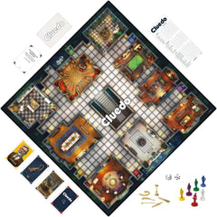 Hasbro Gaming Cluedo Gioco da Tavolo per Bambini dagli 8 Anni in su, Gioco Cluedo Riprogettato per 2-6 Giocatori, Gioco Detective e Puzzle, Gioco Misterioso Perfetto per