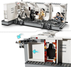 LEGO Star Wars Tantive IV Boarding, Giocattolo da costruzione del film Una nuova speranza, Playset fantasy da collezione, Idea regalo per ragazzi e ragazze 8+ e collezionisti 75387 Set da costruzione Beuche den LEGO-Store