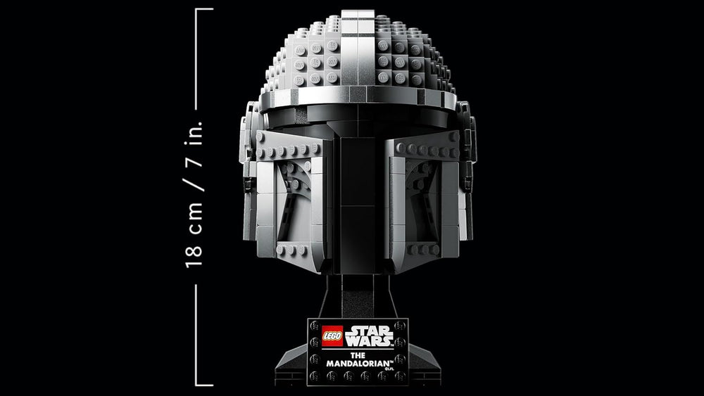 LEGO Star Wars Modello di Elmo Mandaloriano, Sammlerstück Zimmer-Deko ed EIN tolles Geschenk für Erwachsene, Bausatz, Männer, Frauen, Mama, Papa, Sammler-Geschenkidee 75328