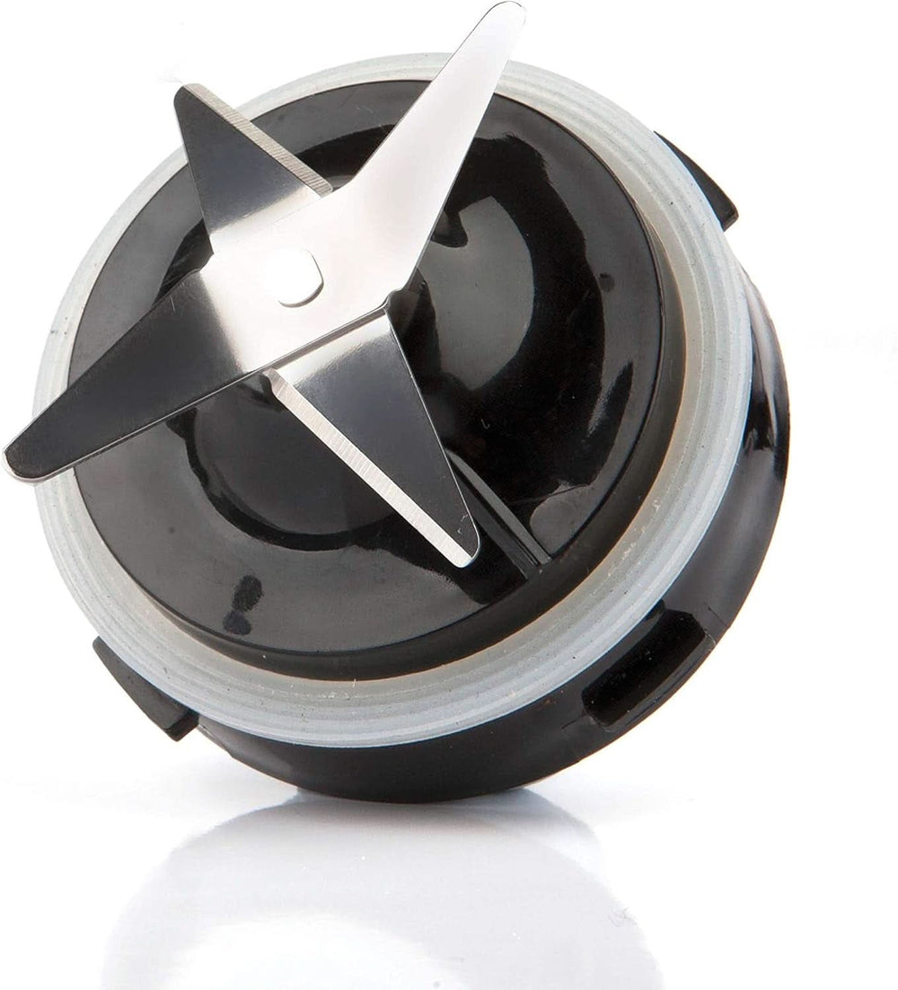 BLACK+DECKER Impastatrice | 500 W | 2 velocità | Funzione impulso | Tappeto in vetro | 1,5 l | Edelstahlmesser Mit 4 Klingen | Herausnehmbar Und Leicht Zu Reinigen | Weiß und Grau Cucina Naty Shop