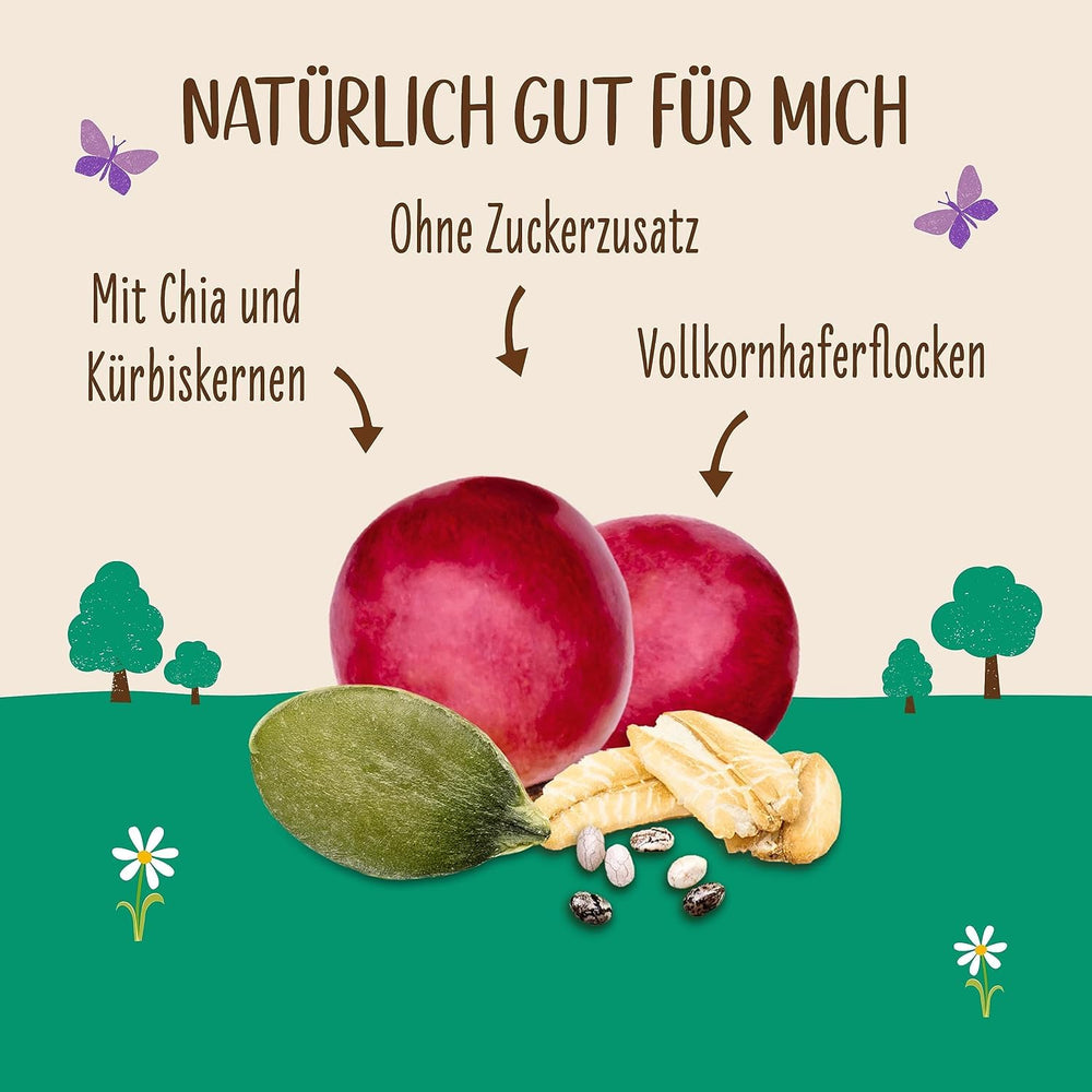 Allos muesli proteico non zuccherato | Muesli biologico | Farina d'avena | Cereali per la colazione | Vegano (5 x 450 g), 1 pezzo (confezione da 5)