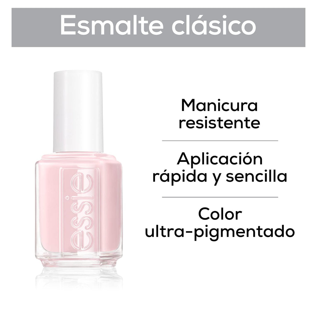 Smalto Essie per unghie dai colori intensi, n. 497 abbigliamento opzionale, nudo, 13,5 ml