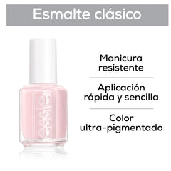 Smalto Essie per unghie dai colori intensi, n. 497 abbigliamento opzionale, nudo, 13,5 ml