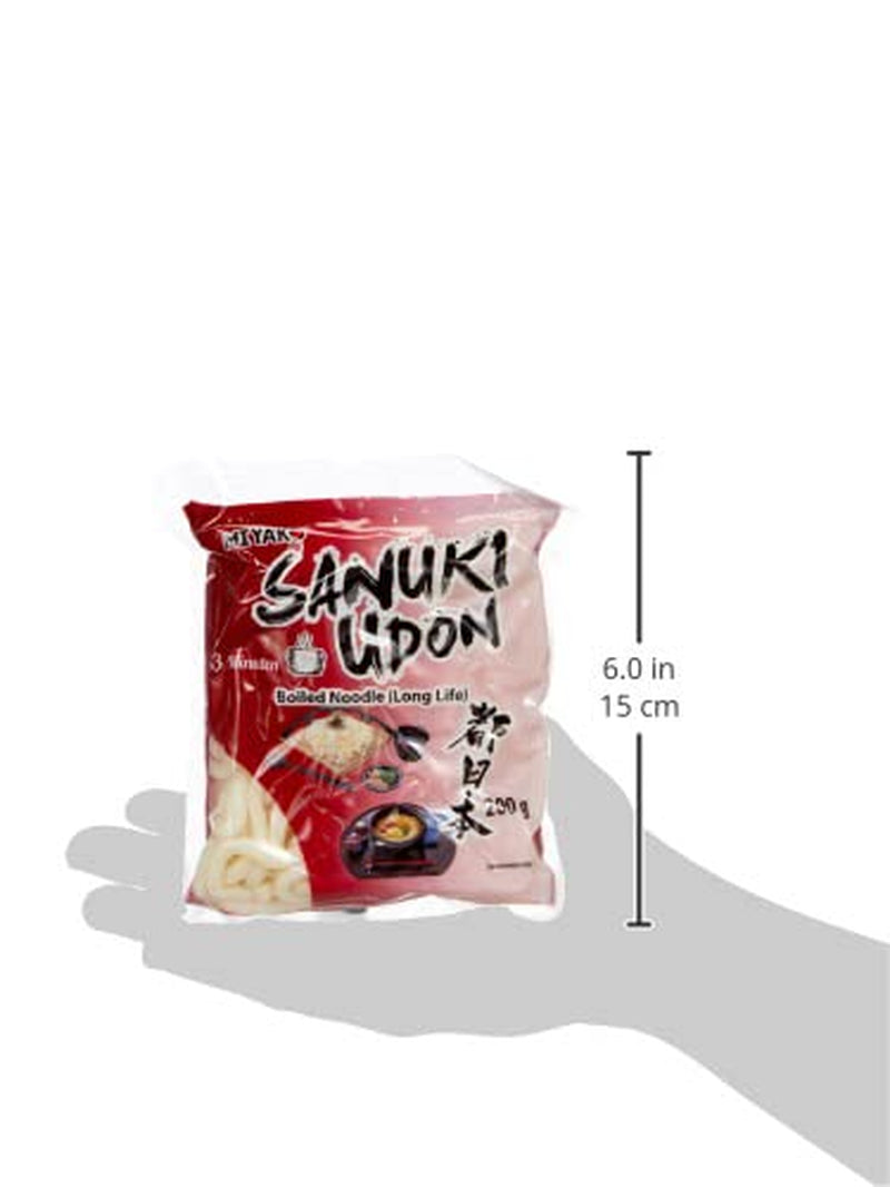 Miyako Sanuki Udon Noodles, Cotti, Confezione da 12 (12 x 200g)