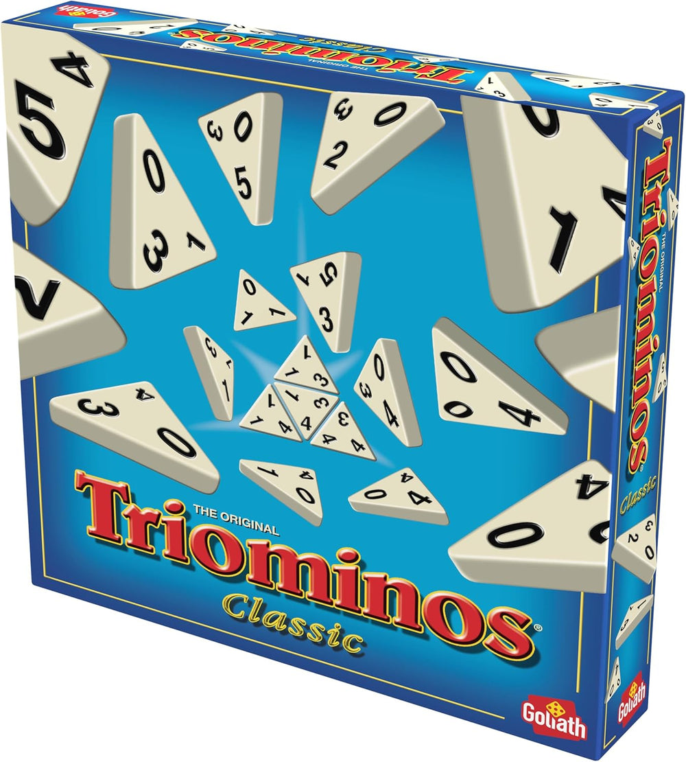 Goliat - Triominos Classic - Joc de societate popular pentru tineri și adulți de la 6 ani - Distracție în familie și joc de petrecere pentru 2-4 jucători - Cu tactici și strategii pentru copii și adulți