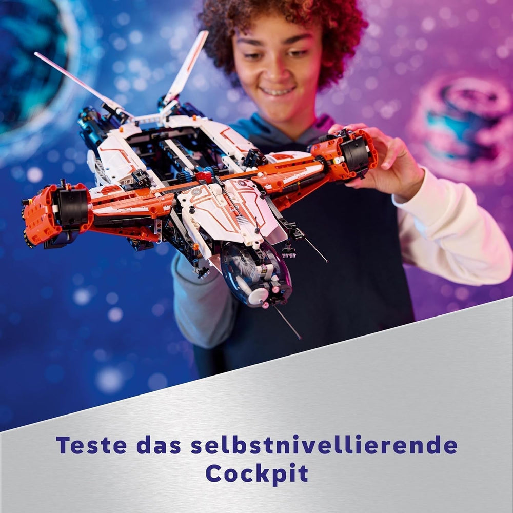 LEGO Technic Vtol Space Transporter LT81, set di costruzione spaziale, giocattolo spaziale, astronave, set da gioco Mini Rover, regalo per ragazzi e ragazze di età superiore a 10 anni 42181 Set di costruzione Acquista il negozio LEGO