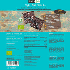 Bio Xilitolo Bio | Aus Biologischer Landwirtschaft | 40% di calorie in meno Zahnfreundlich | Ideal Zum Kochen Und Backen, 750 G Dolcificanti Naty Shop