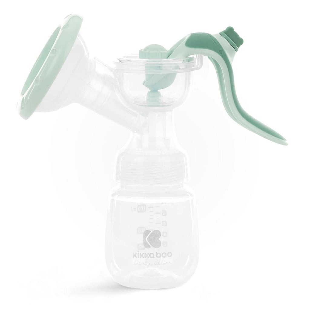 Pompă de sân Kikkaboo ELSIE, manuală cu 2 moduri, putere de aspirație reglabilă, cupă din silicon moale Accesorii Hrana si Alaptare Bebe Naty Shop