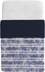 Cuvertură de vară Basic, microfibră, dungi de blugi, 200X240Cm Plapumi si pilote Naty Shop