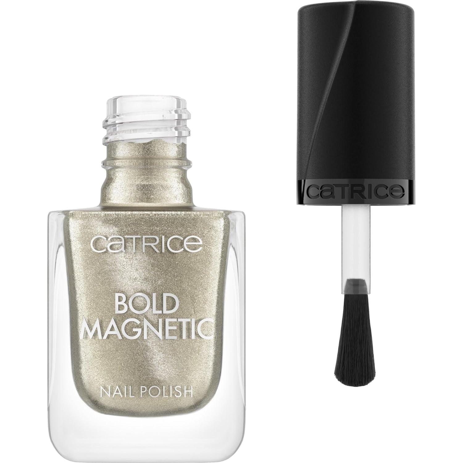 Smalto magnetico Catrice Bold, n. 030, Oro, Metallizzato, Vegano, Senza microplastiche, Senza profumo, Senza parabeni, 1 confezione (10,5 ml)