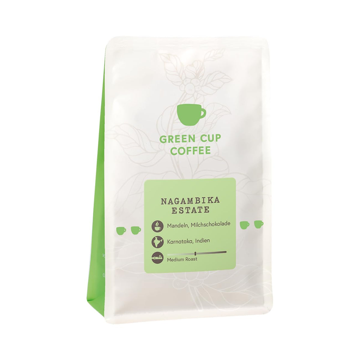 Coffee - Nagambika Estate I 100% Arabica I Kaffeebohnen 250g I Ideal für Moka kanne, Siebträger, Vollautomat, Brühkaffee & French Press mit schokoladig, nussigen Aromen I mittlere Röstung