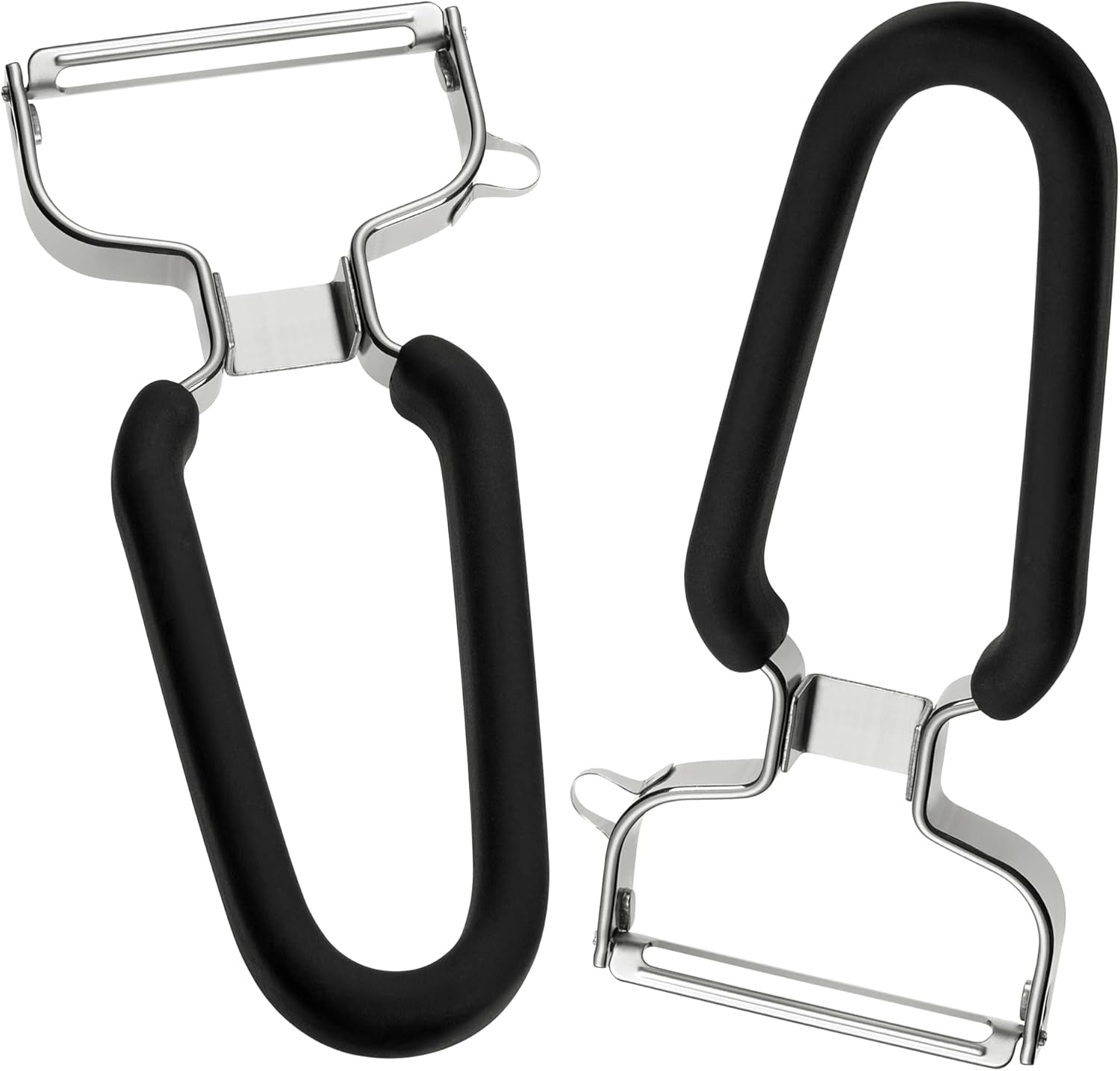 Lurch Economy Pelapatate in acciaio inox Pelapatate con testa a lama Pelapatate mobile Naty Shop 2Er Set