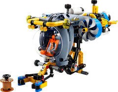 LEGO Technic Sottomarino Esploratore degli abissi Giocattolo da costruzione per bambini di 9 anni Ragazzi e ragazze Idee regalo di compleanno creative Veicolo costruibile con eliche rotanti 42201 Set di costruzione Acquista il negozio LEGO