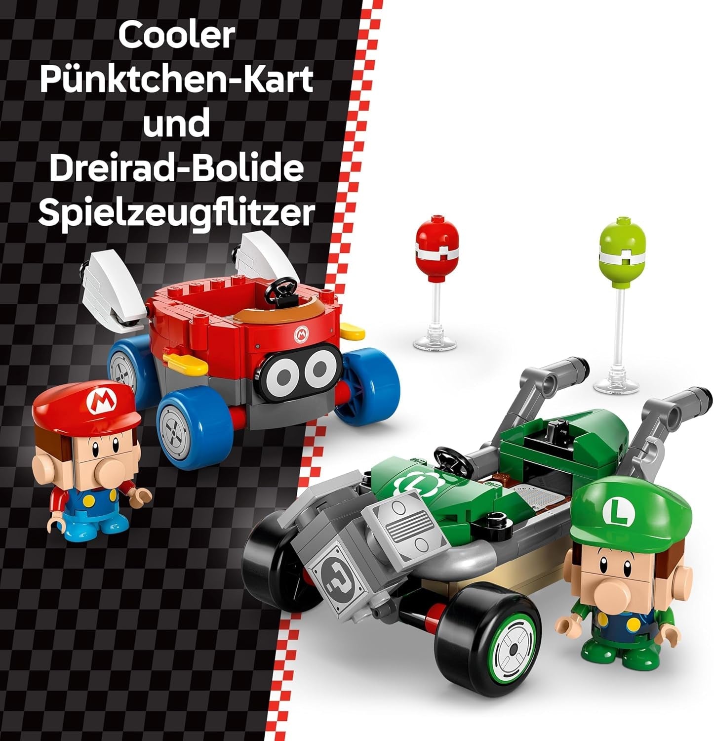 LEGO Mario Kart - Baby Mario vs. Baby Luigi Nintendo Personaggi da collezione 2 Speedmen costruibili Regalo per ragazzi, ragazze e giocatori di 8 anni+ Avventura giocattolo 72034 Set da costruzione Acquista dal negozio LEGO
