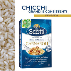 - Carnaroli - Riso extrafino per risotti, riso dall'Italia, pronto in 16 minuti - 1 kg