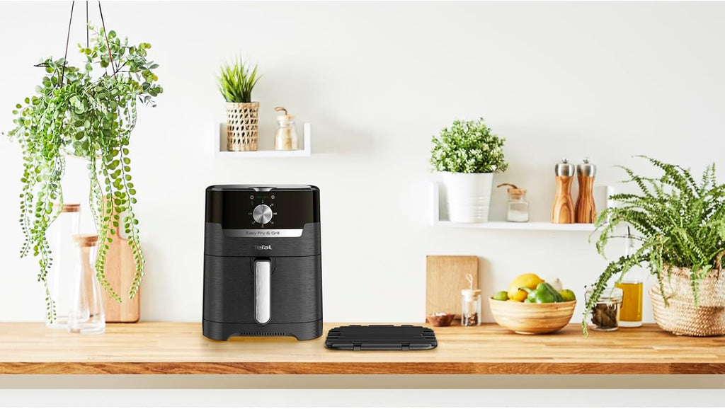 Tefal EY5018 Easy Fry & Grill Classic Air Fryer, tehnologie 2 în 1 (Air Fryer și Grill), XL, 4,2 litri pentru 6 porții, 1550 watti Electrocasnice Naty Shop