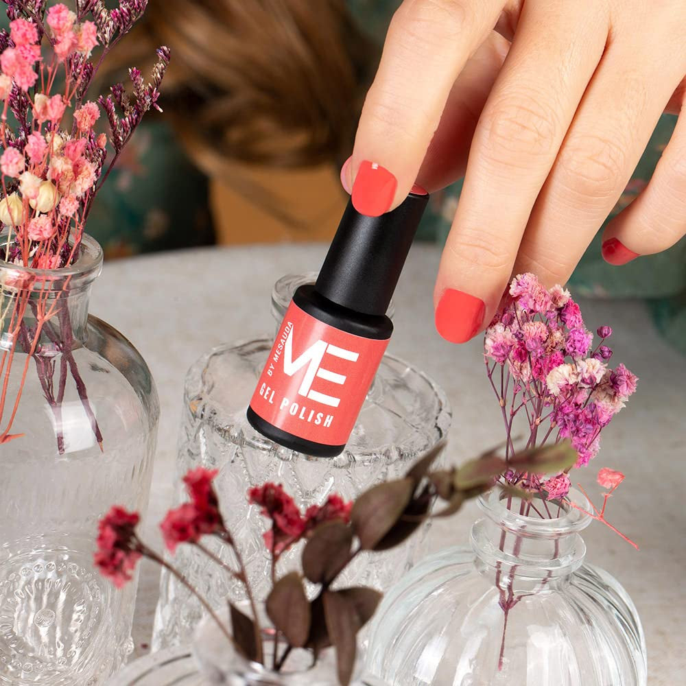 Me by Smalto Semipermanente Pesca - 272 Floral Shock - Finitura lucida - Tecnologia Easy Off - Easy Off - Vegan e cruelty-free - 4,5 ml