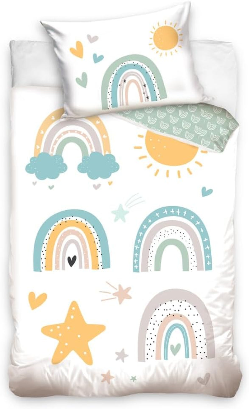 Biancheria da letto per ragazzi, motivi vari, 100% cotone Biancheria da letto - bambini Naty Shop Curcubeu