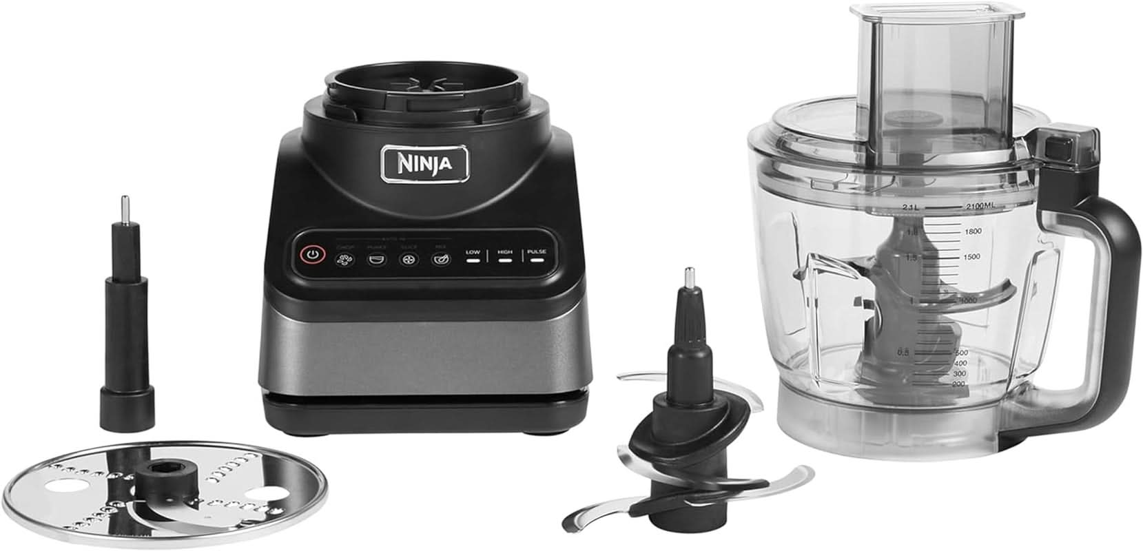 Robot da cucina Tecnologia Auto-IQ Ninja BN650EU, 850W, 2,1L, Nero Naty Shop