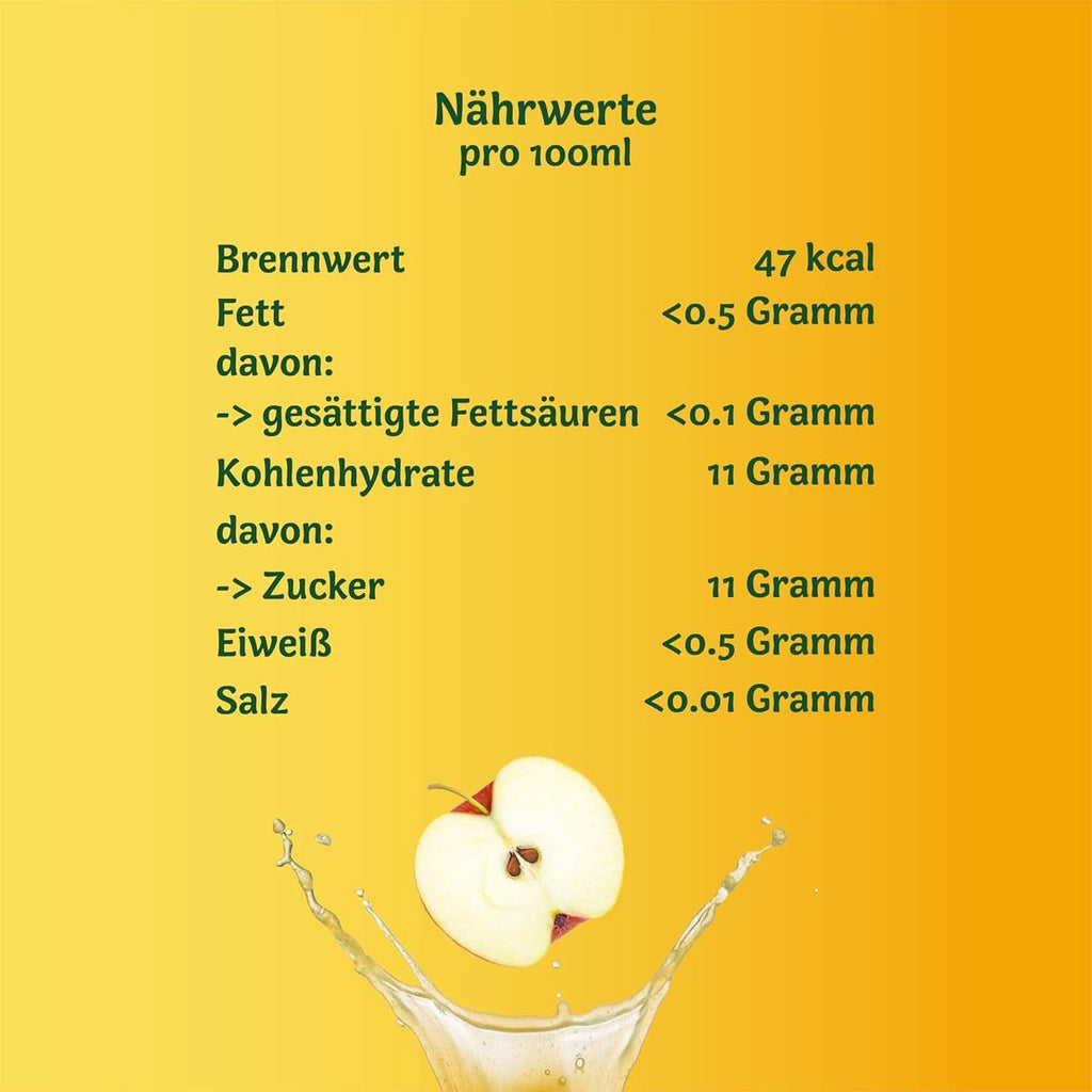 Pfanner 100% suc de mere tulbure natural (1 x 2 litri) - Mere presate direct - Suc de fructe fără adaos de zahăr Bauturi fara alcool Naty Shop