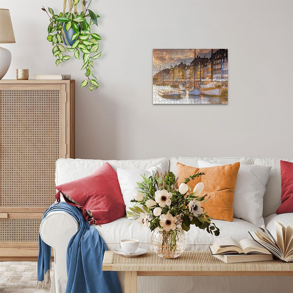 Ravensburger Puzzle 12000846, Luoghi scandinavi - Tramonto a Copenaghen - Puzzle da 500 pezzi per adulti e bambini dai 12 anni Puzzle Naty Shop