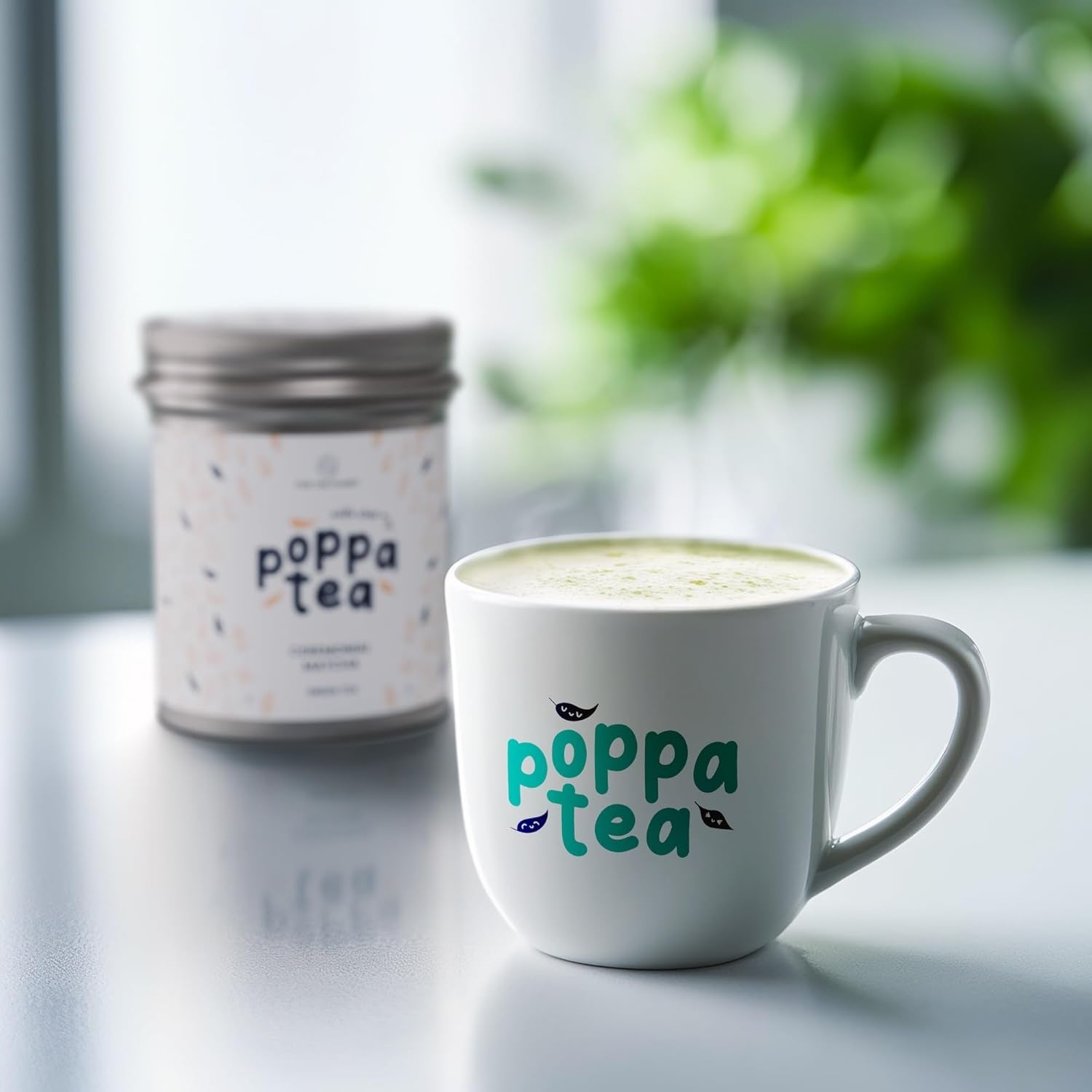 Poppatea Matcha Tea - Ceremonial - Frunze de ceai verde japonez (pungă de reumplere de 50 g, Matcha cu Chai)