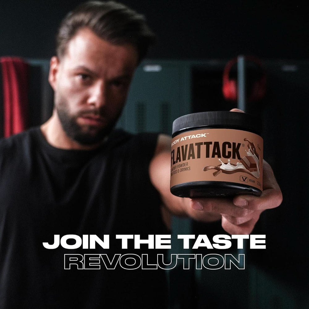 Body Attack Flavattack®, Brownie al Doppio Cioccolato, 250G / 83 porzioni Aromas Naty Shop