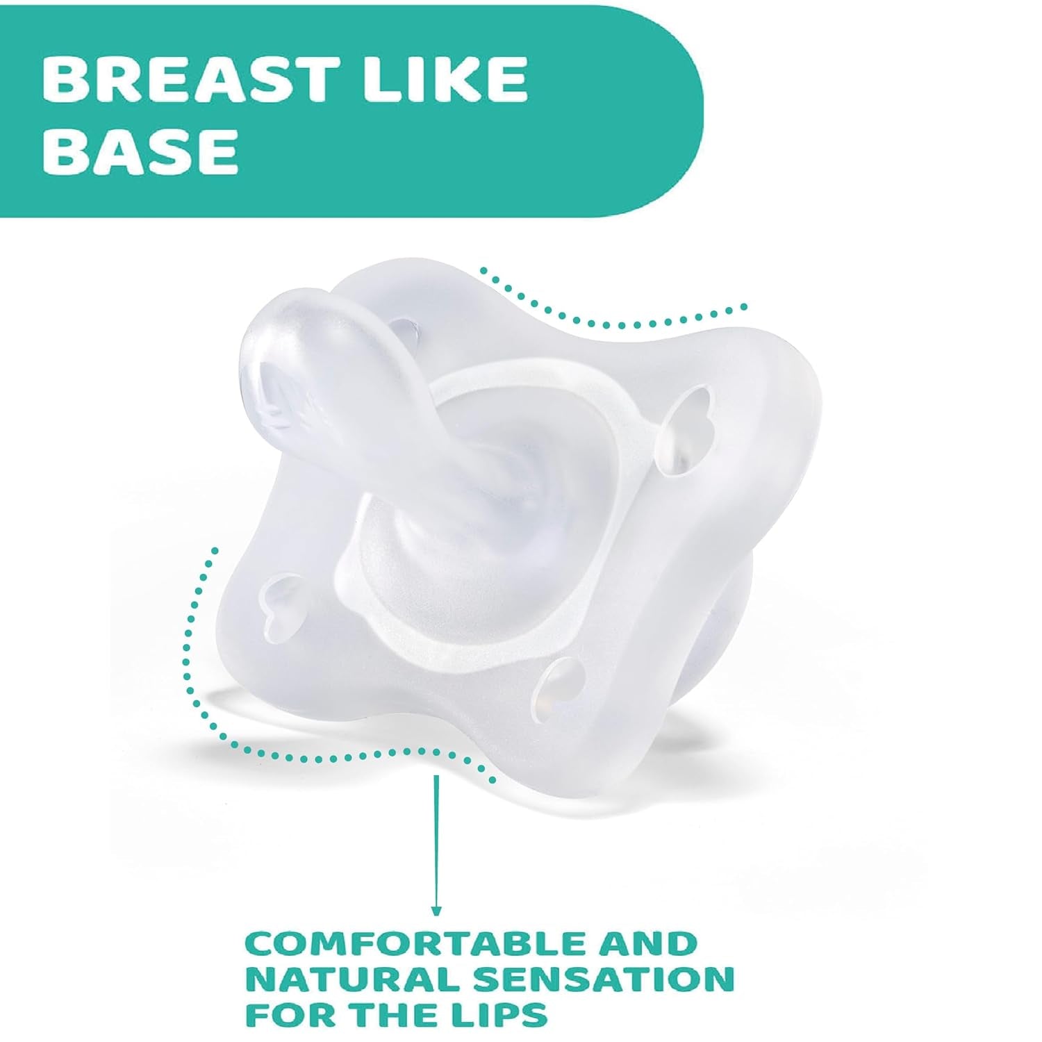 PHYSIOFORMA MINI SUSPENSIE MOALE PURGE, LUMINOASĂ, 2-6M, 100% SILICON, 2 BUC.