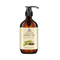 Olio di jojoba biologico 1 litro, puro al 100% Cosmetici e Bellezza Naty Shop