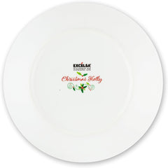 Excelsa 64134 Christmas Holly Tellerservice, 18-Teilig, Porzellan, Weiß Seturi vesela masa Naty Shop