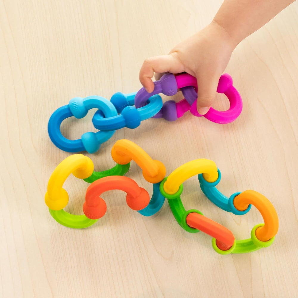Fat Brain Toys Plip Links - Plip Links - Neues Bauen & Bauen für Kinder von 3 bis 12 Jahren