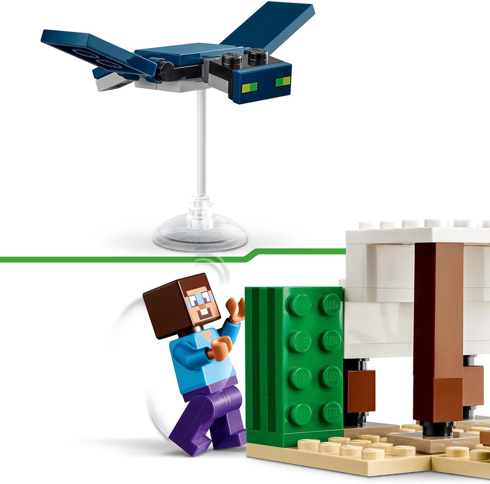 LEGO Minecraft Steve's Desert Expedition, set di videogiochi per ragazzi e ragazze, bioma con Steve, casa, figurine e giocattolo del cammello, regalo del giocatore per bambini dai 6 anni 21251 Set da costruzione Besuche den LEGO-Store