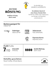 Joerges Espresso Delicato, 1 kg, alb Cafea Naty Shop