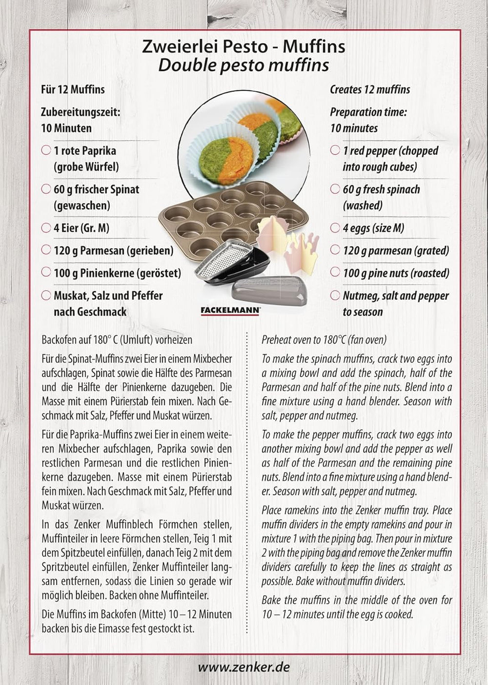 Zenker, stampo per muffin diametro Ø 7 cm, MOJAVE GOLD Stampi e teglie Naty Shop