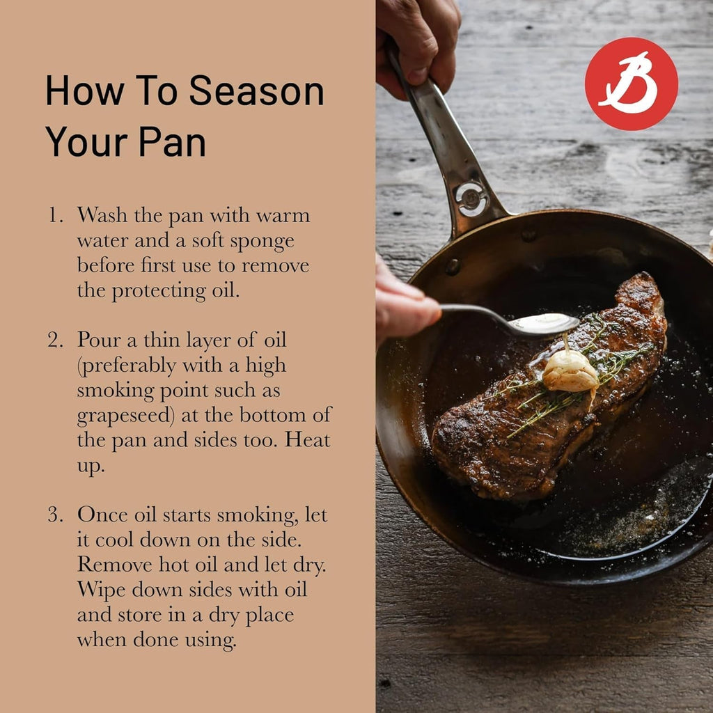 Tigaie MINERAL B PRO Fabricat din oțel Oale si Tigai Naty Shop