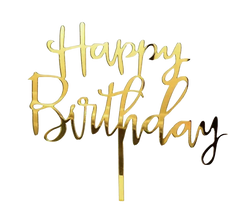 Decorazione non commestibile, Topper, Buon Compleanno
