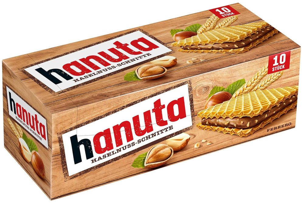 Ferrero Hanuta, 10 bucăți, 220g