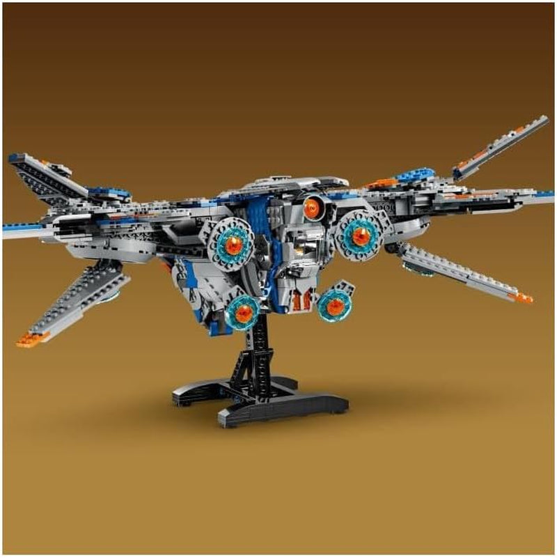 LEGO Marvel Guardiani della Galassia: The Milano Building Modello di astronave con 4 minifigure di supereroi Avengers Volantino per avventure spaziali Regalo per ragazzi e ragazze 76286 Set da costruzione Beuche den LEGO-Store
