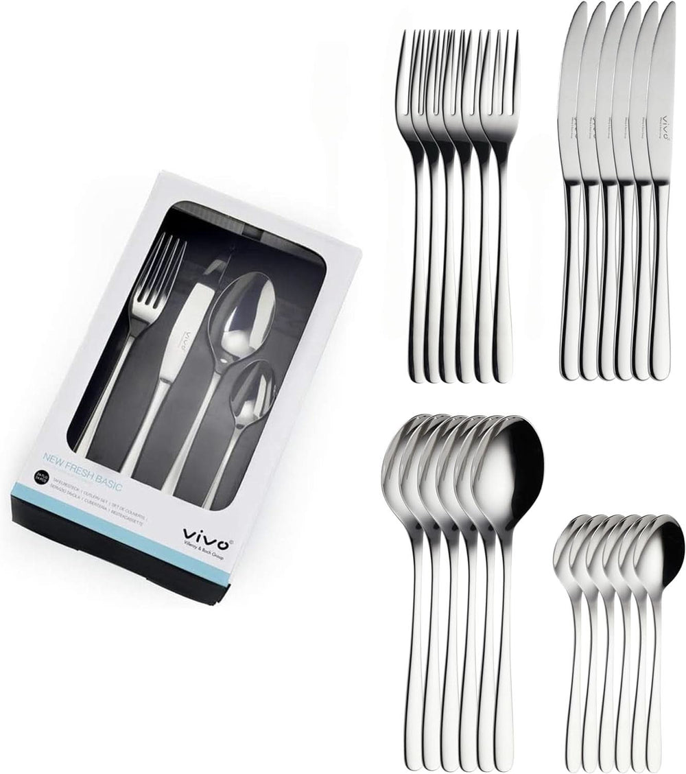 Vivo di Villeroy & Boch – Nuovo set posate Fresh Basic da 24 pezzi per 6 persone Kitchen Naty Shop