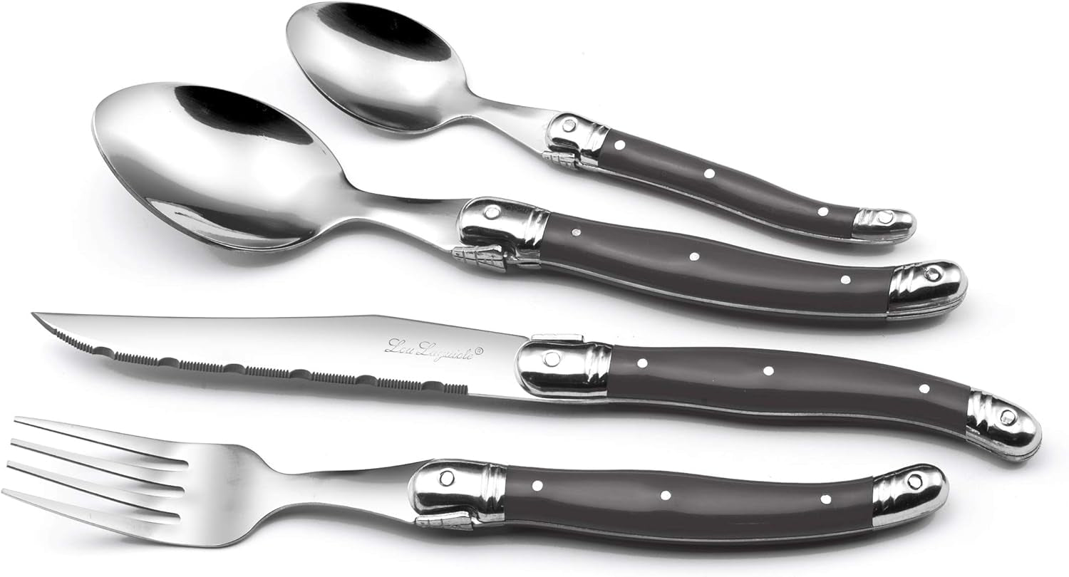 LOU LAGUIOLE TRADITION Set posate bistecca 24 pezzi Kitchen Naty Shop