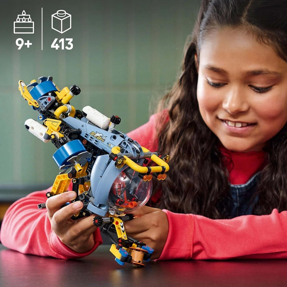 LEGO Technic Sottomarino Esploratore degli abissi Giocattolo da costruzione per bambini di 9 anni Ragazzi e ragazze Idee regalo di compleanno creative Veicolo costruibile con eliche rotanti 42201 Set di costruzione Acquista il negozio LEGO